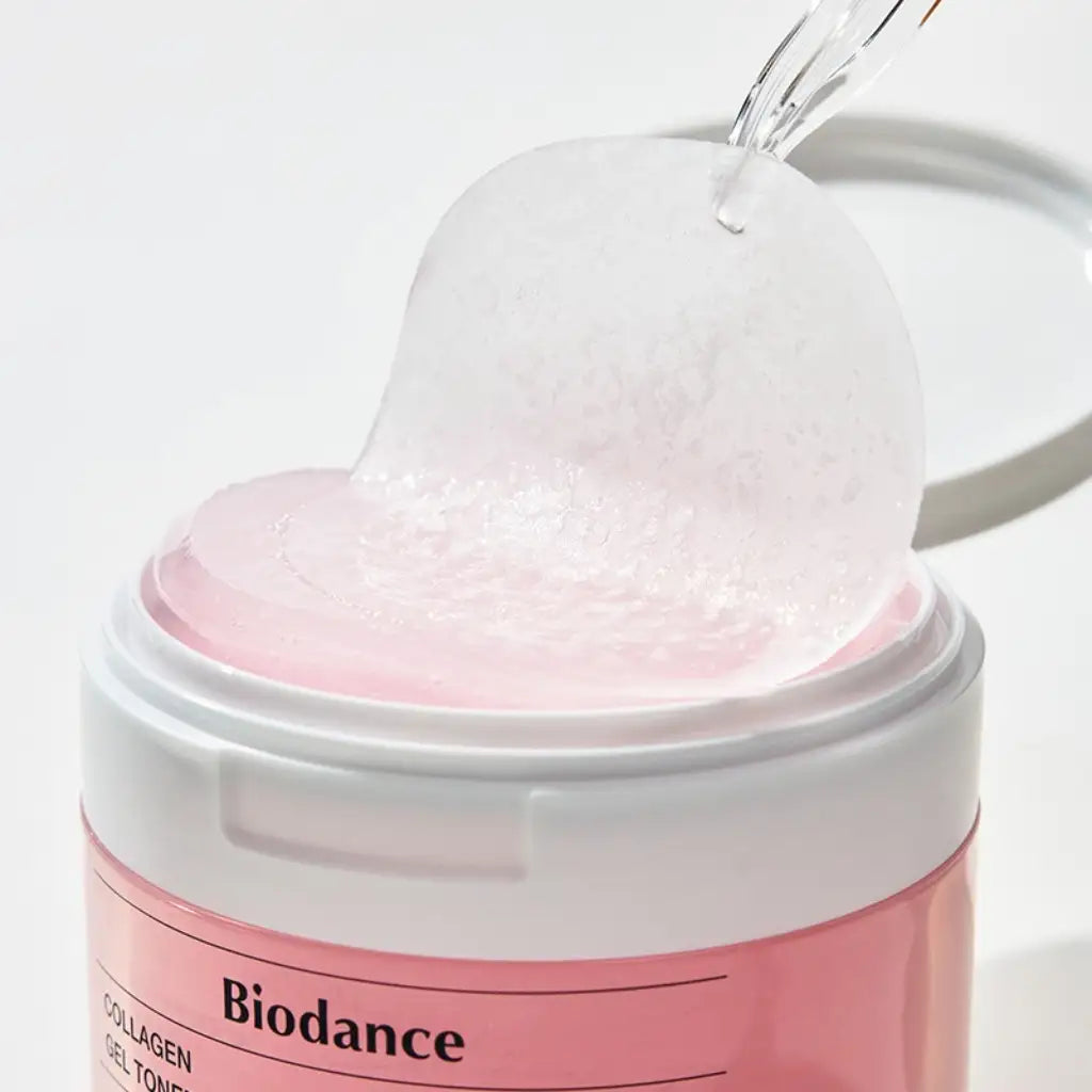 Biodance Collagen Gel Toner Pads 60 pads - Pads toniques innovants de type gel enrichis en collagène - texture - K-beauty soin corée Skinorea shop France livraison rapide - yesstyle