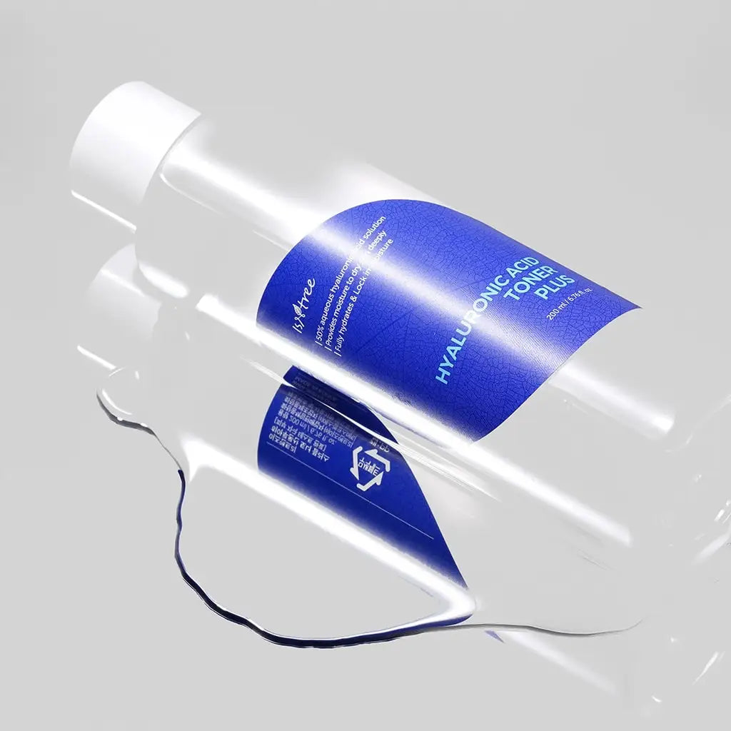 Isntree Hyaluronic Acid Toner Plus 200ml - Un tonique ampoule pour peau déshydratée et sèche - texture - K-beauty soin cosmétique corée Skinorea shop France livraison rapide - yesstyle