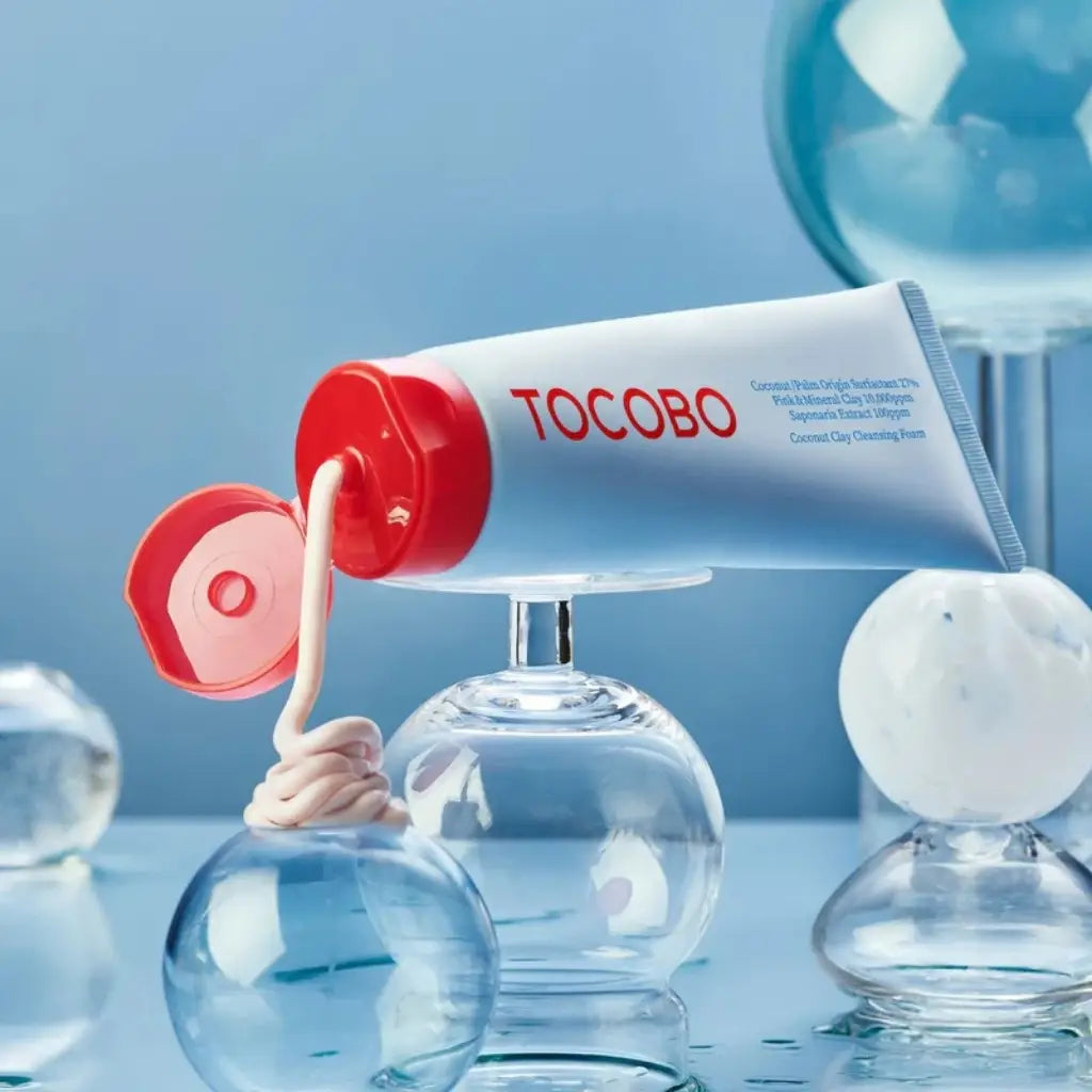 TOCOBO Coconut Clay Cleansing Foam 150ml - Nettoyant visage vegan purifiant rafraîchissant - texture - K-beauty soin cosmétique corée Skinorea shop France livraison rapide - yesstyle