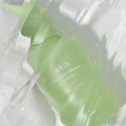 Abib Heartleaf essence Calming pump 50ml - Essence apaisante et hydratante en profondeur