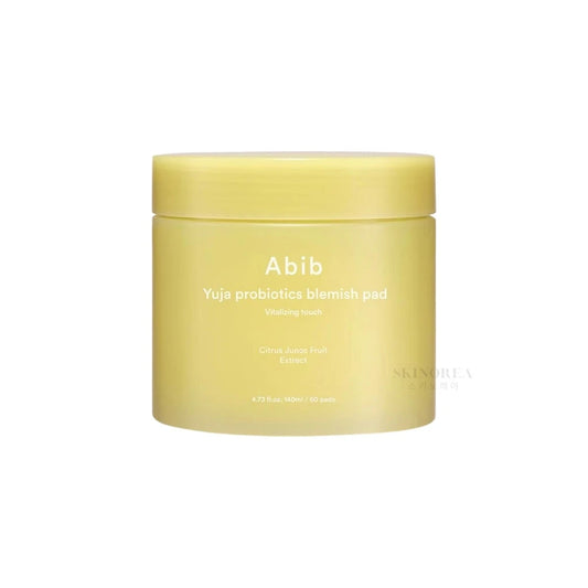 Abib Yuja probiotics blemish pad Vitalizing touch 60pads - Anti blemish toner pads