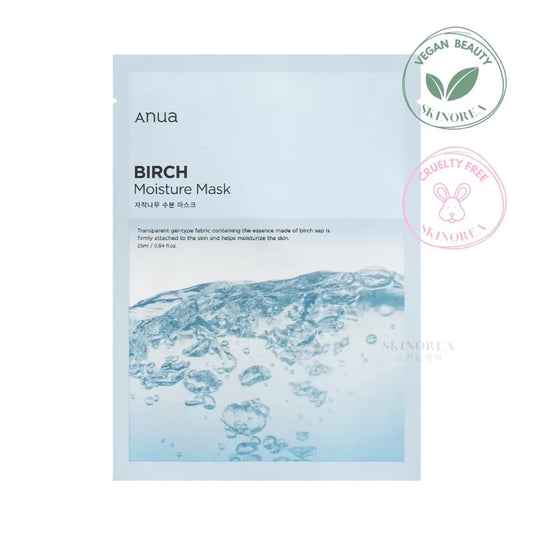 Anua Birch Moisture Mask - Deep moisturizing sheet mask