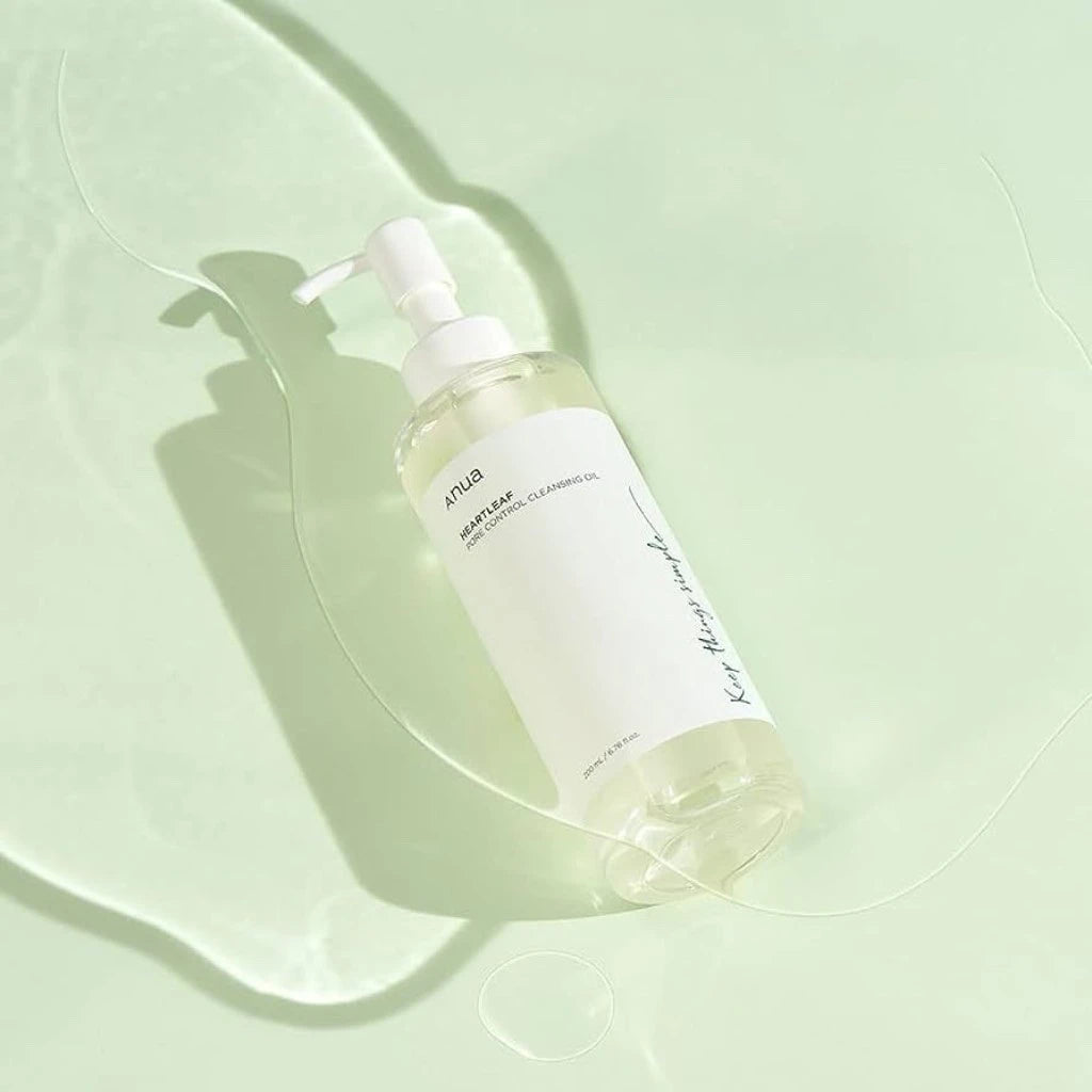 Anua Heartleaf Pore Control Cleansing Oil mini 20ml - Non-comedogenic makeup remover