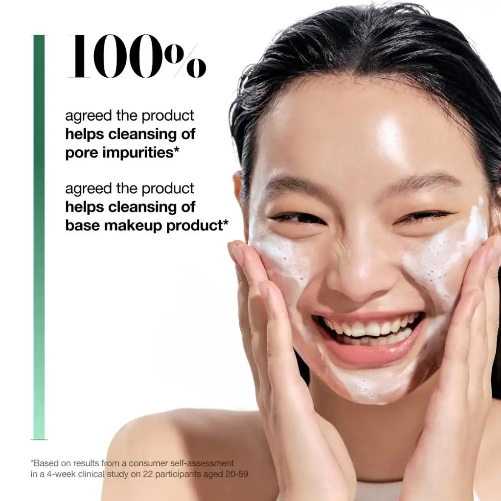 Anua Heartleaf Quercetinol Pore Deep Cleansing Foam 150ml - Nettoyant en profondeur Anua pour peau grasse et mixte - texture - Kbeauty skincare coréenne Skinorea shop Paris France livraison rapide - yesstyle