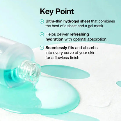 Anua PDRN Hyaluronic Acid Capsule 100 Serum Mask - Masque en tissu hydratant enrichi en PDRN extrait de l'ADN de saumon - texture -Skincare coréenne Skinorea shop France Paris livraison rapide - Kbeauty Korean Skinorea shop Europe fast delivery - yesstyle