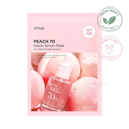 Anua Peach 70 Niacin Serum Mask - Smoothing and nourishing sheet mask
