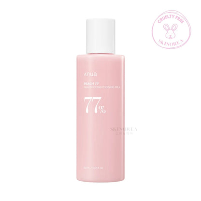 Anua Peach 77 Niacin Conditioning Milk 150ml - Deep hydrating lotion cruelty-free  - Kbeauty Korean Skinorea shop Europe fast delivery - skincare coréenne Skinorea shop France Paris livraison rapide - yesstyle