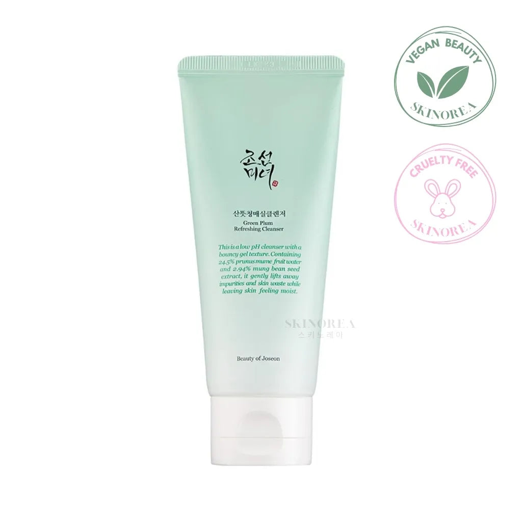 Beauty of Joseon Green Plum Refreshing Cleanser 100ml - Maintains the skin barrier health - Kbeauty Korean skincare Europe fast delivery - Skincare coréenne SKINOREA shop Paris France livraison rapide 
