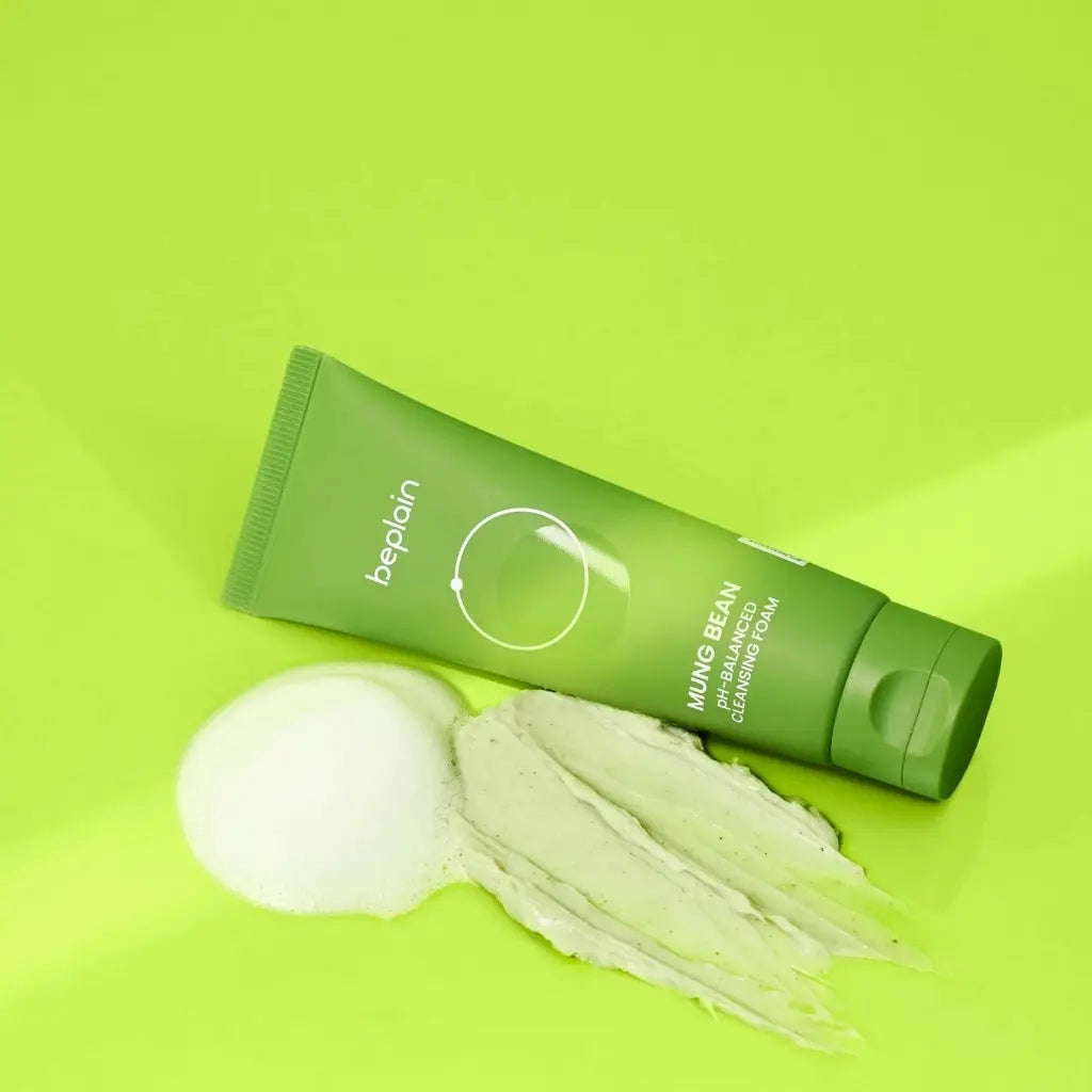 Beplain Mung Bean pH-Balanced Cleansing Foam 80ml - Mousse nettoyante douce et respectueuse du pH - texture 