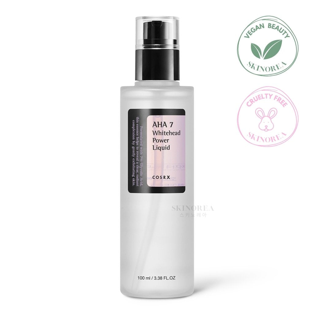 COSRX AHA 7 Whitehead Power Liquid 100ml - Gentle Exfoliator for whiteheads