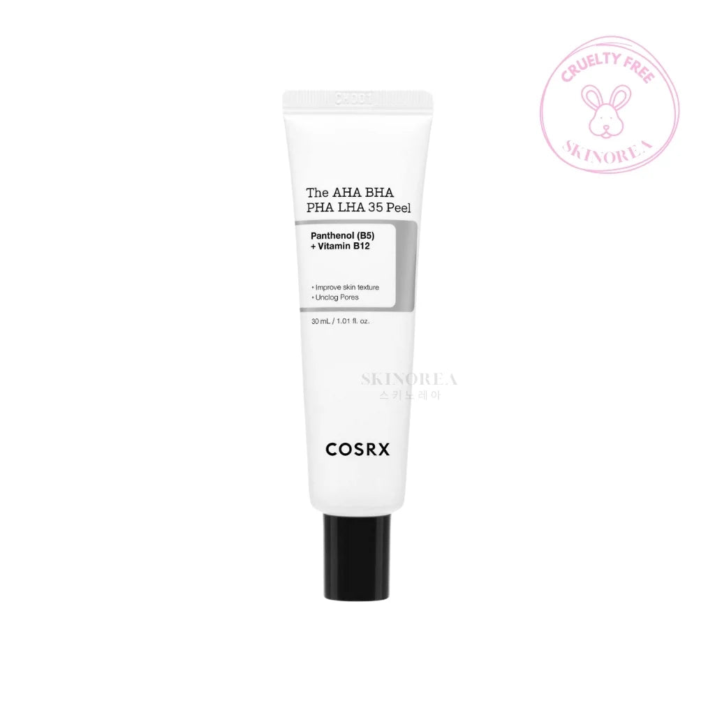 COSRX The AHA BHA PHA LHA 35 Peel - Highly concentrated 35% Multi-acid peel for cmoggeed pores - Kbeauty Korean Skinorea shop Europe fast delivery - skincare coréenne Skinorea shop France Paris livraison rapide - yesstyle