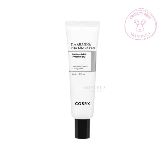 COSRX The AHA BHA PHA LHA 35 Peel - Highly concentrated 35% Multi-acid peel for cmoggeed pores - Kbeauty Korean Skinorea shop Europe fast delivery - skincare coréenne Skinorea shop France Paris livraison rapide - yesstyle