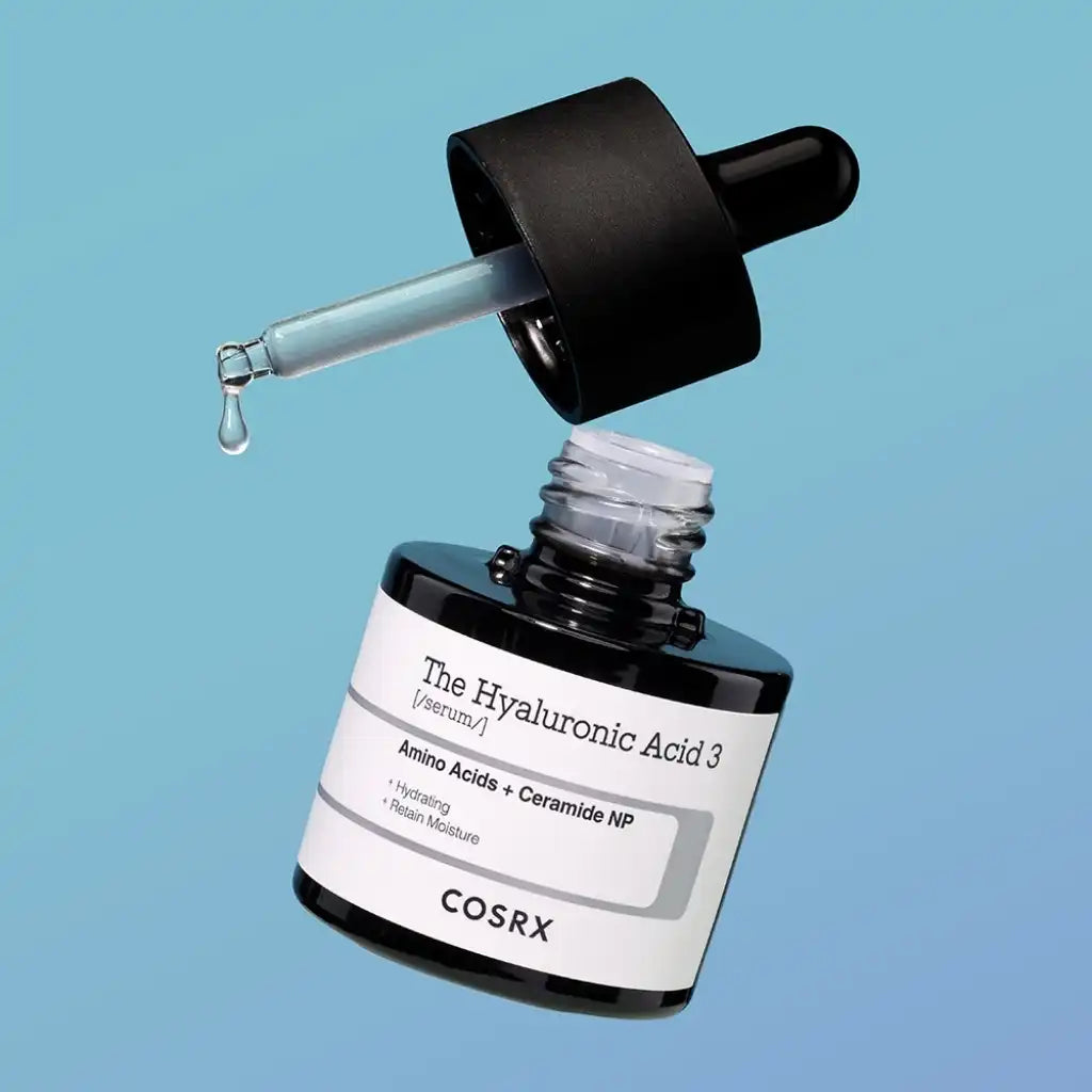 COSRX The Hyaluronic Acid 3 Serum 20ml - Sérum hydrantant hautement concentré à 3% d'acide hyaluronique - texture - K-beauty soin cosmétique corée Skinorea shop France livraison rapide - yesstyle