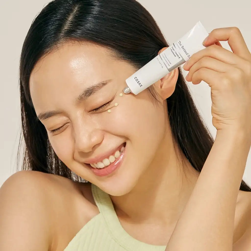 COSRX The Retinol 0.1 Cream 20ml - Crème puissante infusée de rétinol pur à 0,1% - texture - Skincare coréenne kbeauty - Skinorea