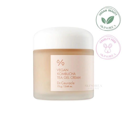 Dr.Ceuracle Vegan Kombucha Tea Gel Cream 75g - Lightweight Hydration