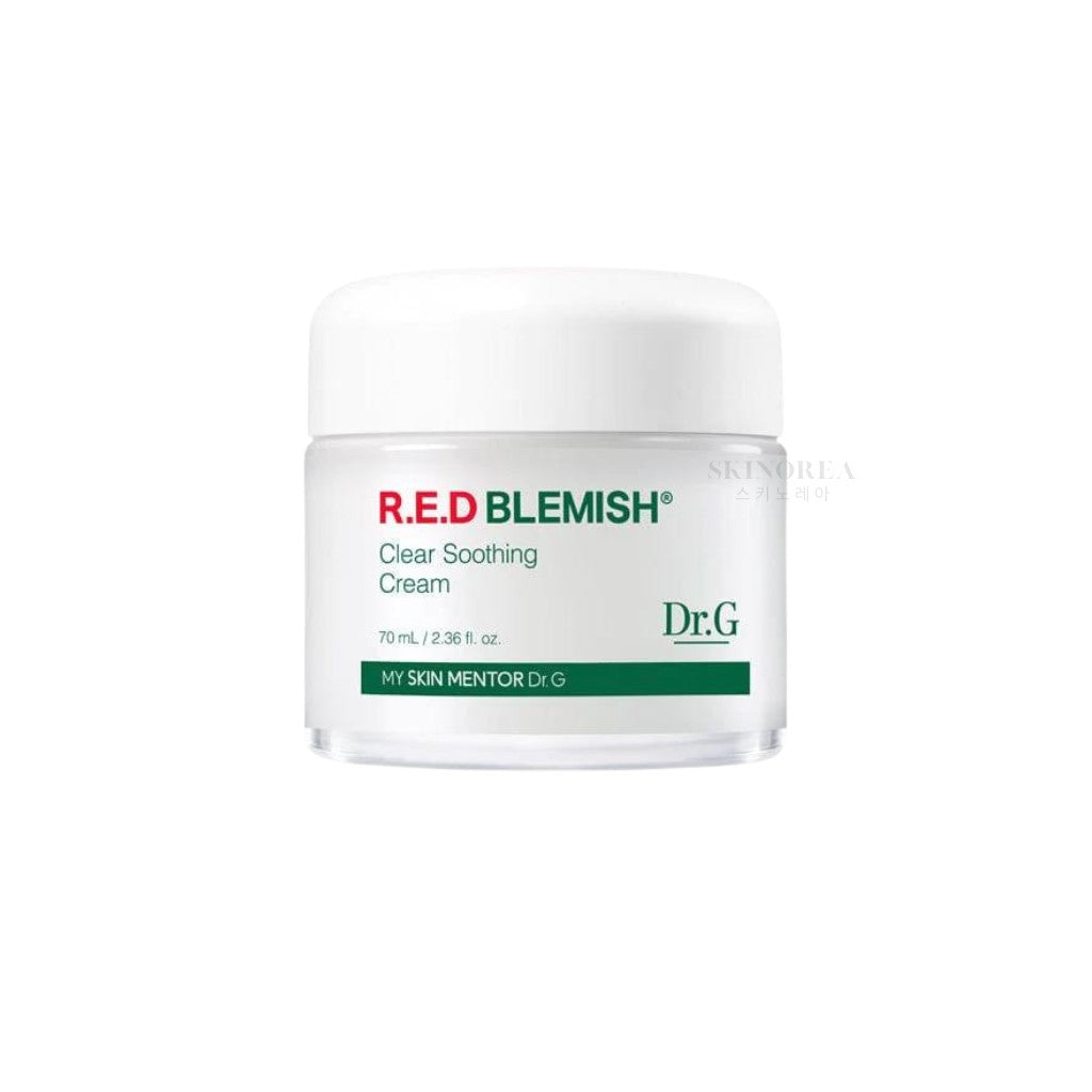 Dr.G Red Blemish Clear Soothing Cream 70ml - Soothing and hydrating cream for sensitive skin - Kbeauty Korean skincare Europe fast delivery - Skincare coréenne SKINOREA shop Paris France livraison rapide 