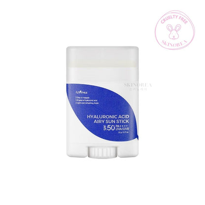 ISNTREE Hyaluronic Acid Airy Sun Stick 22g - Lightweight Sun Protection - Kbeauty Korean skincare Europe fast delivery - Skincare coréenne Skinorea shop Paris France livraison rapide - yesstyle