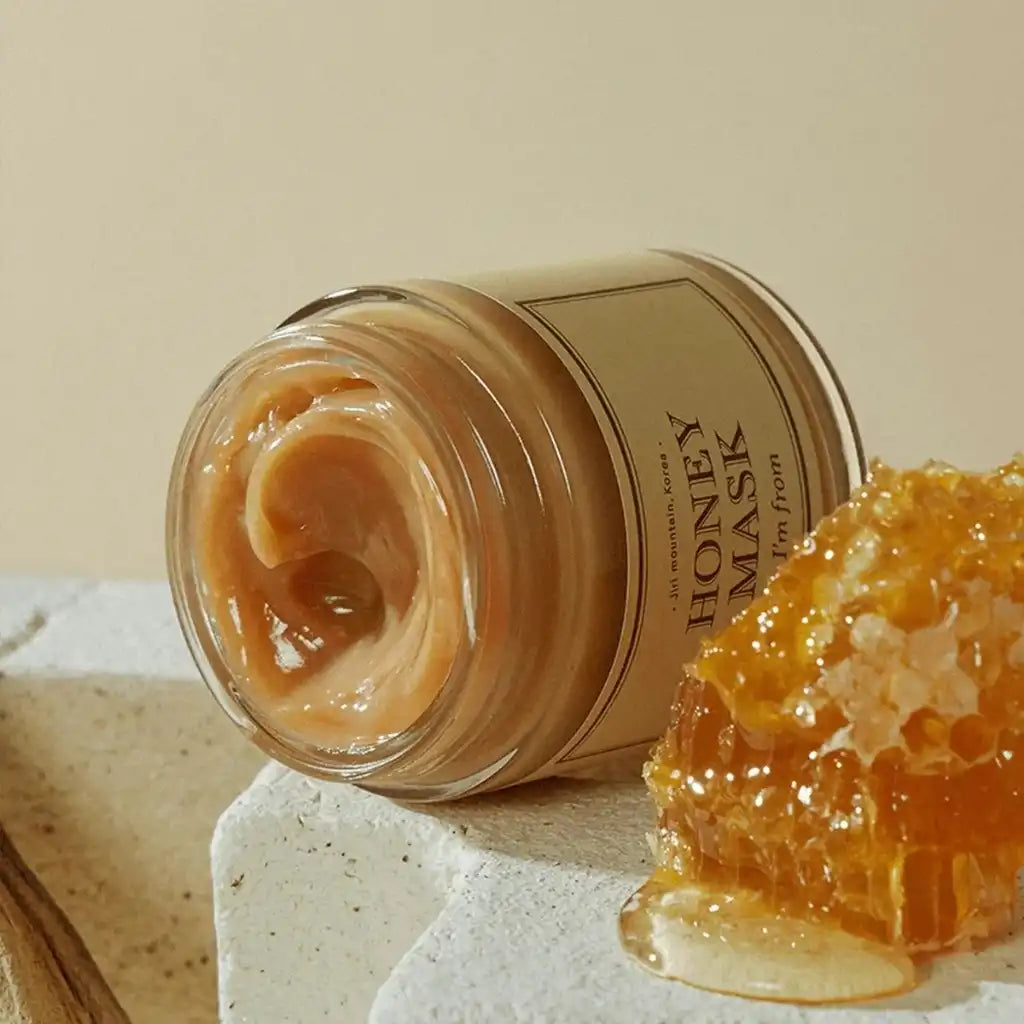 I'm From - Honey Mask 120g - Masque visage nourrissant et hydratant cruelty-free - texture - skincare coréenne Skinorea shop France Paris livraison rapide - Kbeauty Korean Skinorea shop Europe fast delivery - yesstyle