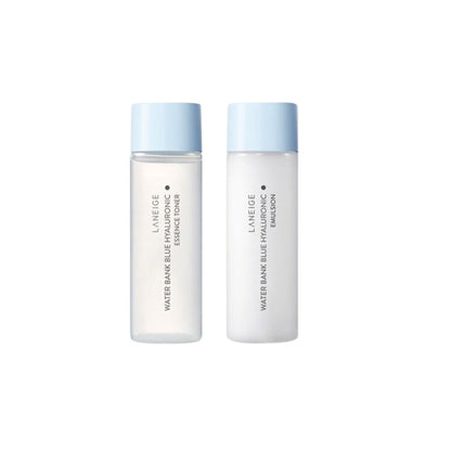 LANEIGE - Water Bank Blue Hyaluronic 2-Step Essentials Set (Normal To Dry Skin)