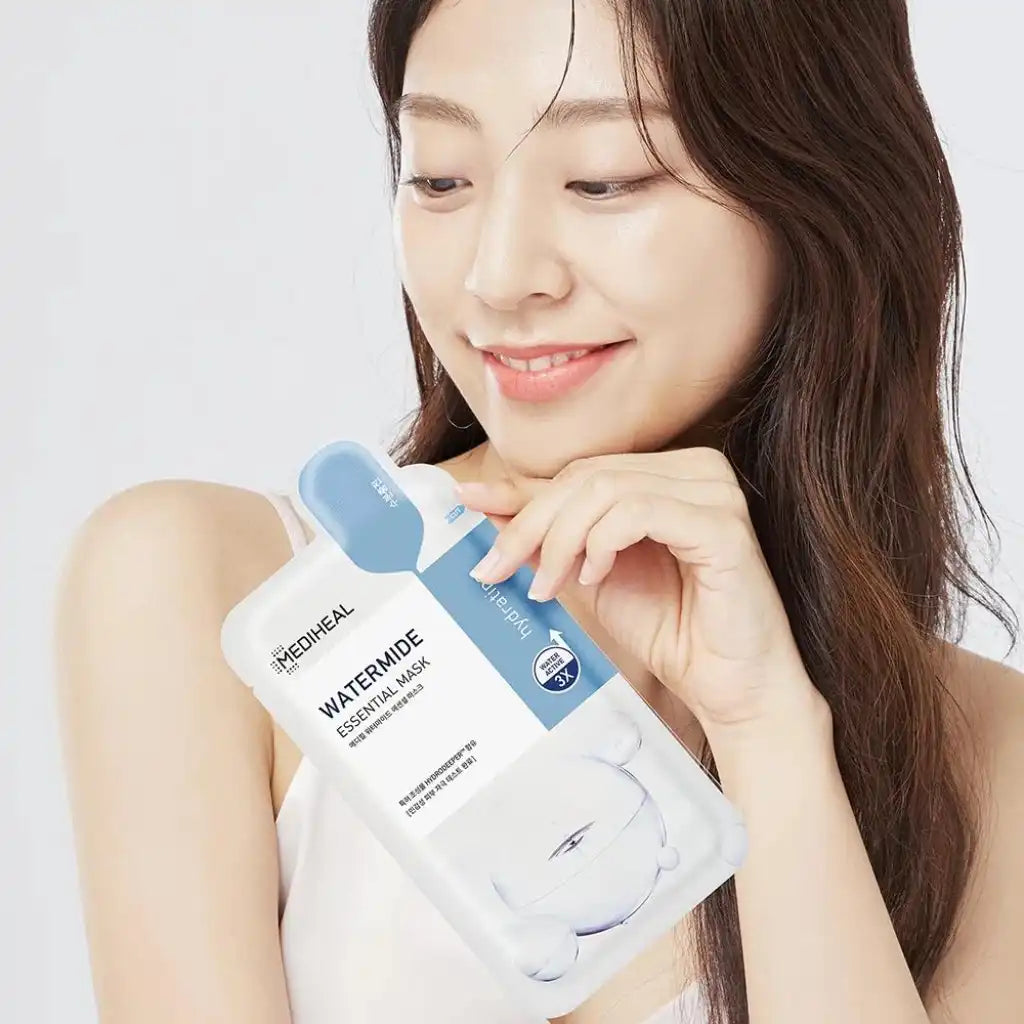 MEDIHEAL Watermide Essential Mask 1 masque - Masque hydratant et rafraîchissant