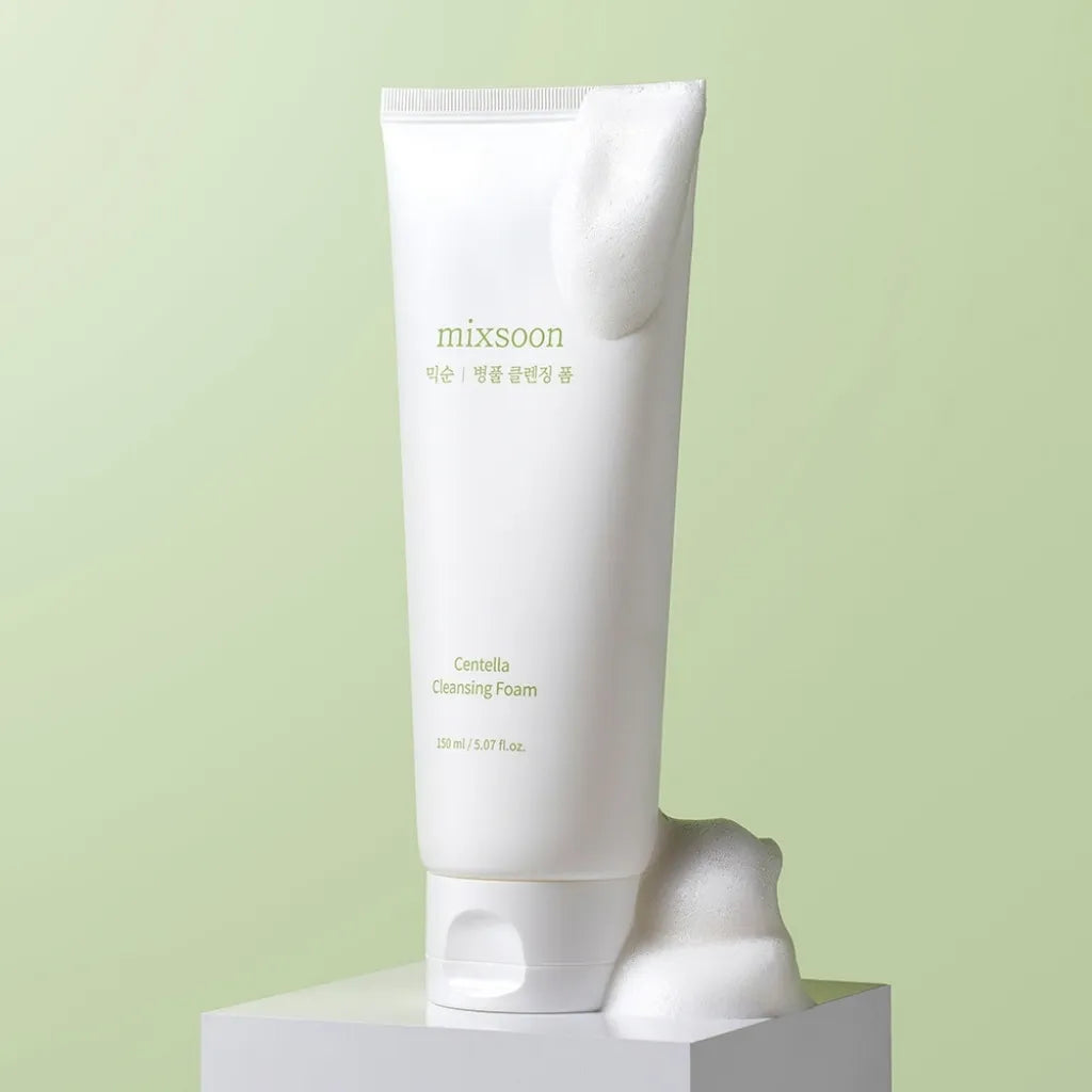 Mixsoon Centella Cleansing Foam 150ml - Mousse nettoyante crémeuse vegan légèrement acide - texture