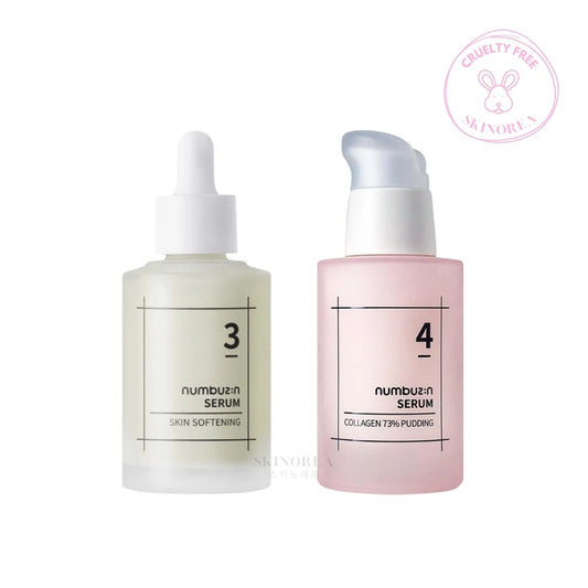 Numbuzin Firming Duo Pack - Crueltty-free revitalizing and anti-aging set - Kit anti-âge et revitalisant - Kbeauty Korean Skinorea shop Europe fast delivery - skincare coréenne Skinorea shop France Paris livraison rapide 