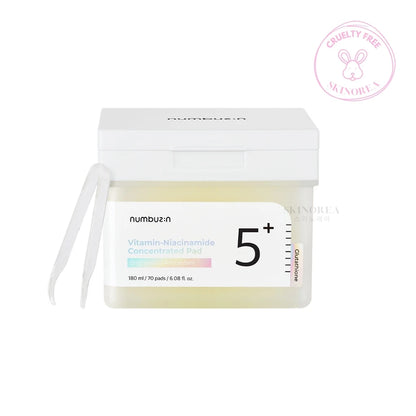 Numbuzin No.5 Vitamin-Niacinamide Concentrated Pad 70pads - Brightening pads