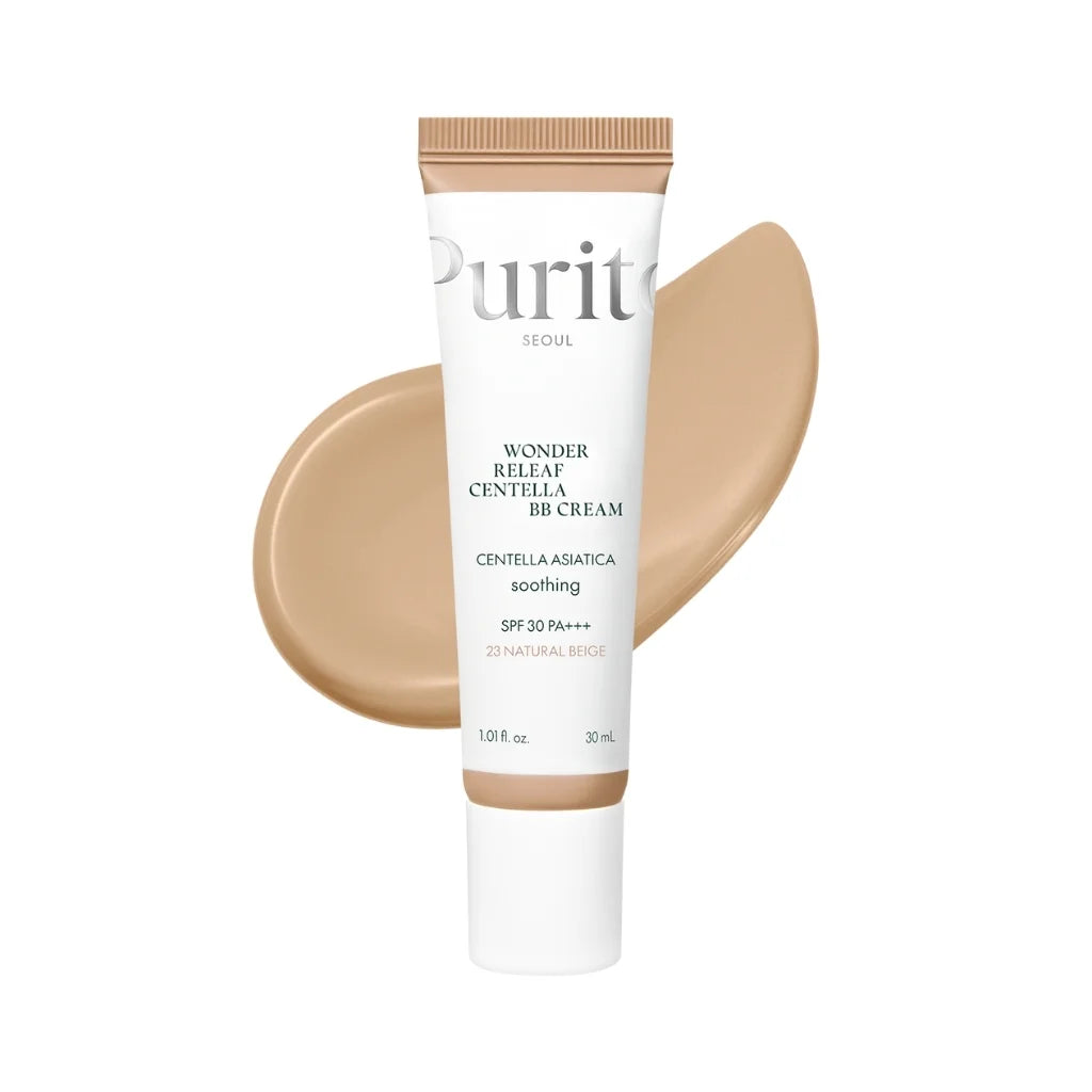 Purito SEOUL Wonder Releaf Centella BB Cream #23 Natural Beige - BB crème coréenne vegan et cruelty free SPF30+ - texture - Kbeauty Korean Skinorea shop Europe fast delivery - skincare coréenne Skinorea shop France Paris livraison rapide - yesstyle 