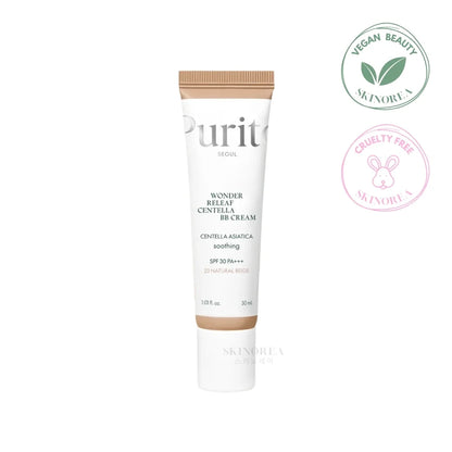 Purito SEOUL Wonder Releaf Centella BB Cream #23 Natural Beige 30ml - Vegan and cruelty-free Korean bb cream SPF30+ - Kbeauty Korean Skinorea shop Europe fast delivery - skincare coréenne Skinorea shop France Paris livraison rapide - yesstyle 