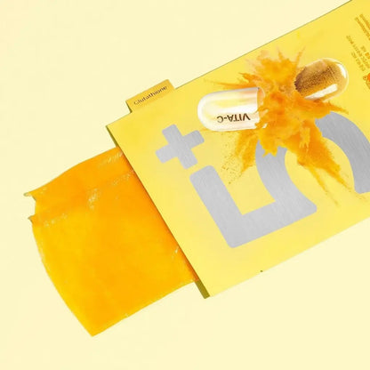 Numbuzin No. 5 Vitamin Spotlight Sheet Mask 1 masque -  Masque visage éclaircissant - texture