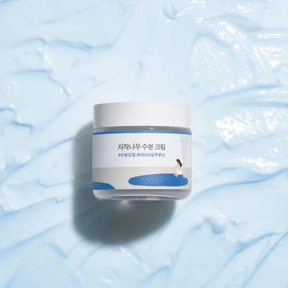 Round Lab Birch Juice Moisturizing Cream 80ml -Crème hydratante renforçant la barrière cutanée - texture