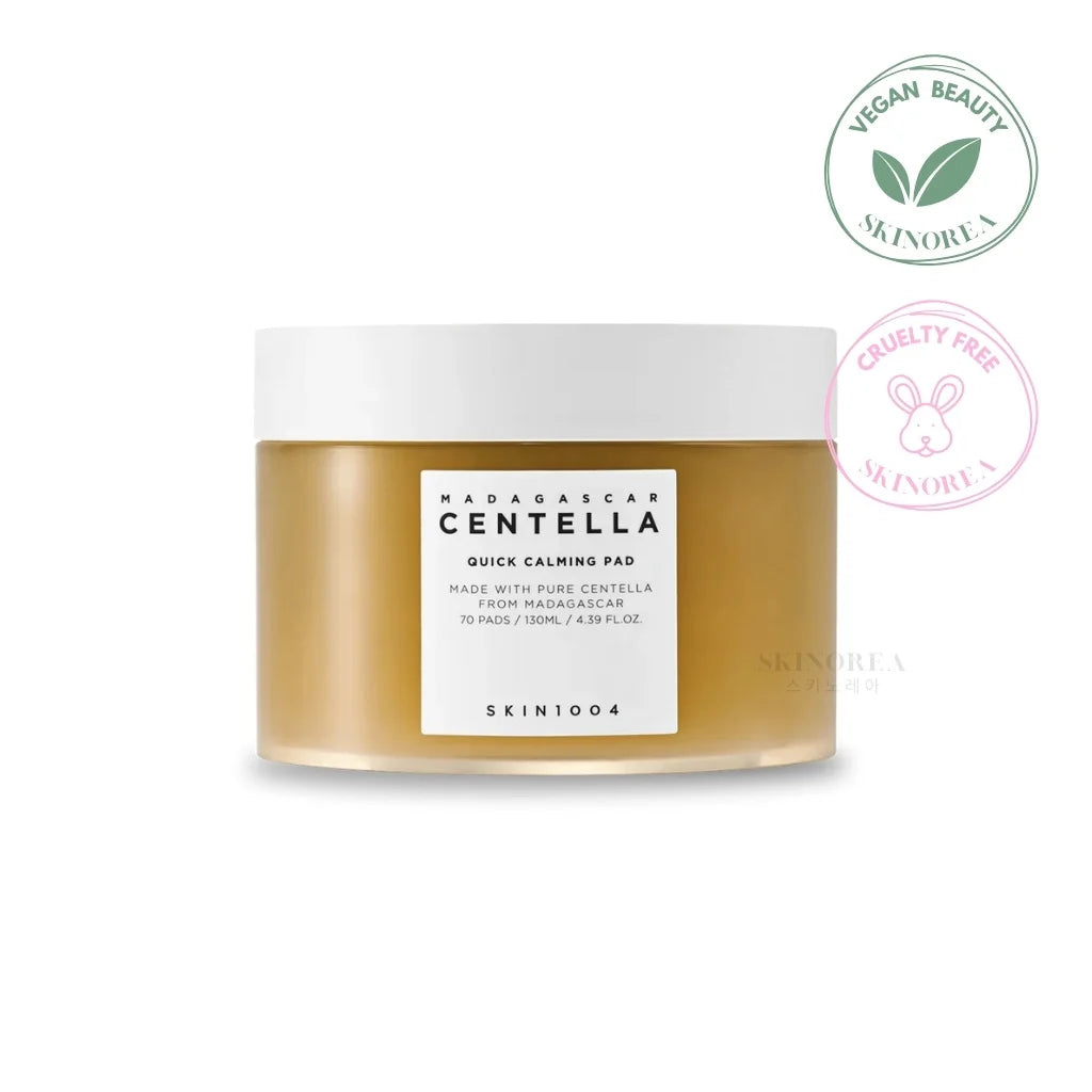  SKIN1004 Madagascar Centella Quick Calming Pad 70pads - Vegan soothing toner pads - Kbeauty Korean skincare shop Skinorea France fast delivery - yesstyle