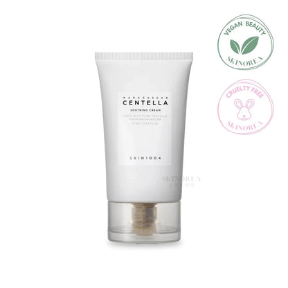 SKIN1004 Madagascar Centella Soothing Cream 75ml - Vegan hydrating vegan centella asiatica moisturizer - kbeauty Korean skincare - Skinorea