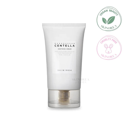 SKIN1004 Madagascar Centella Soothing Cream 75ml - Vegan hydrating vegan centella asiatica moisturizer - kbeauty Korean skincare - Skinorea