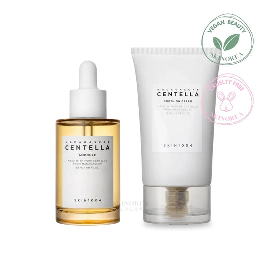 SKIN1004 Centella - Soothing Duo pack -  Vegan soothing and repairing set - Kit apaisant et réparateur cruelty-free - Kbeauty Korean Skinorea shop Europe fast delivery - skincare coréenne Skinorea shop France Paris livraison rapide
