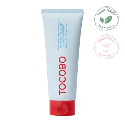 TOCOBO Coconut Clay Cleansing Foam 150ml - Vegan refreshing purifying facial cleanser - Kbeauty Korean Skinorea shop Europe fast delivery - skincare coréenne Skinorea shop France Paris livraison rapide - yesstyle
